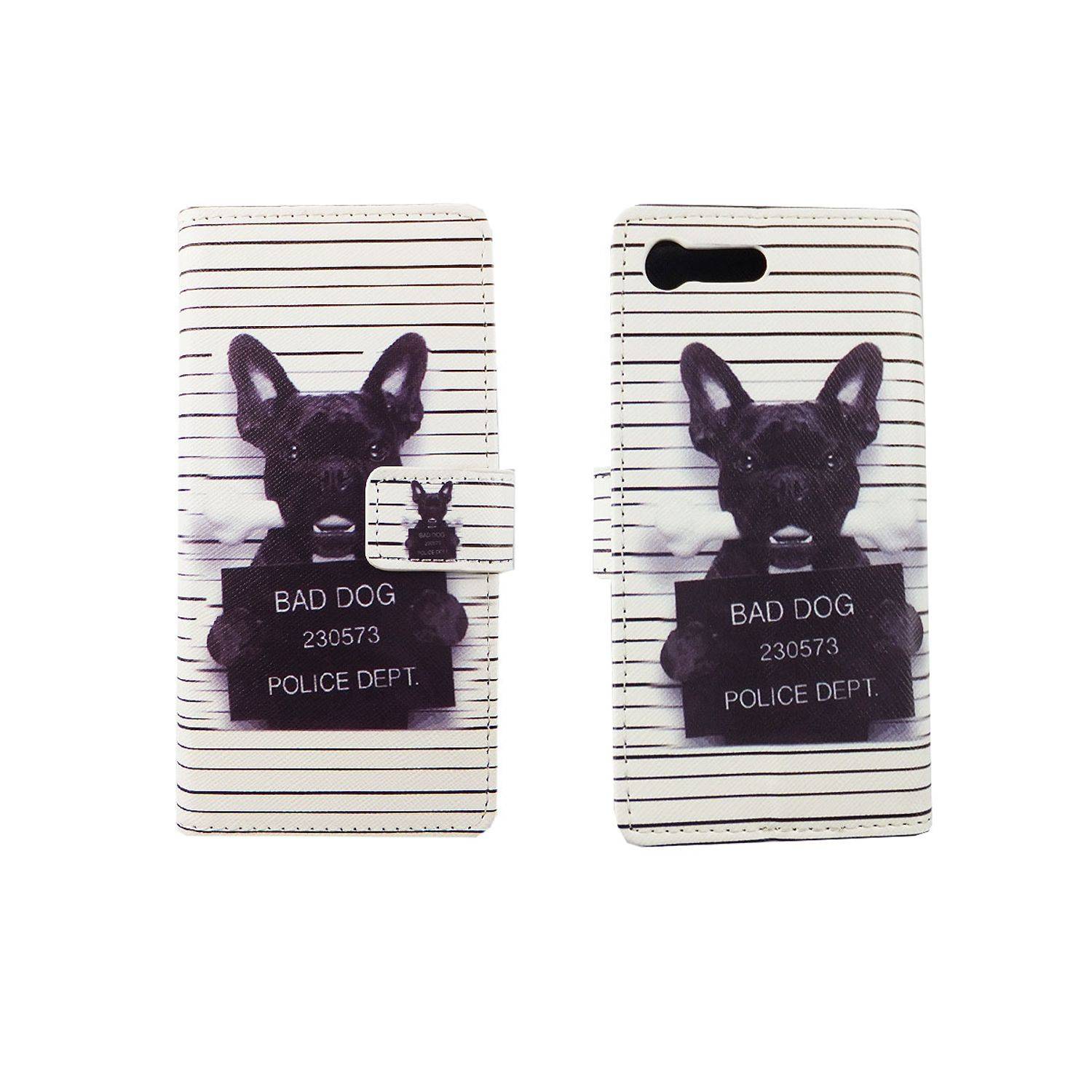 Sony Xperia X Compact Handyhülle Bookcover Weiß