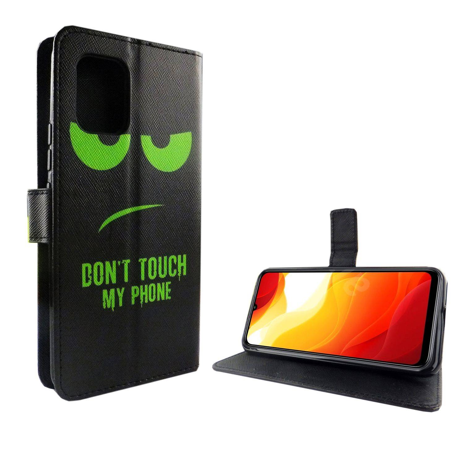 Xiaomi Mi 10 Lite 5G Handyhülle Bookcover Schwarz