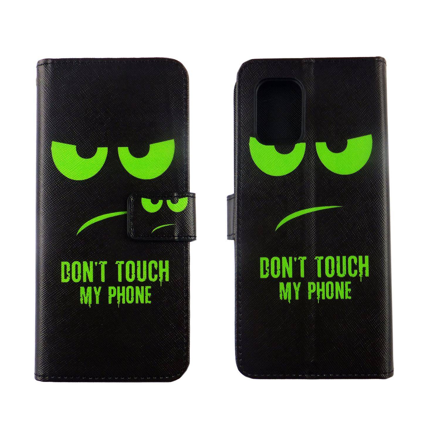 Xiaomi Mi 10 Lite 5G Handyhülle Bookcover Schwarz