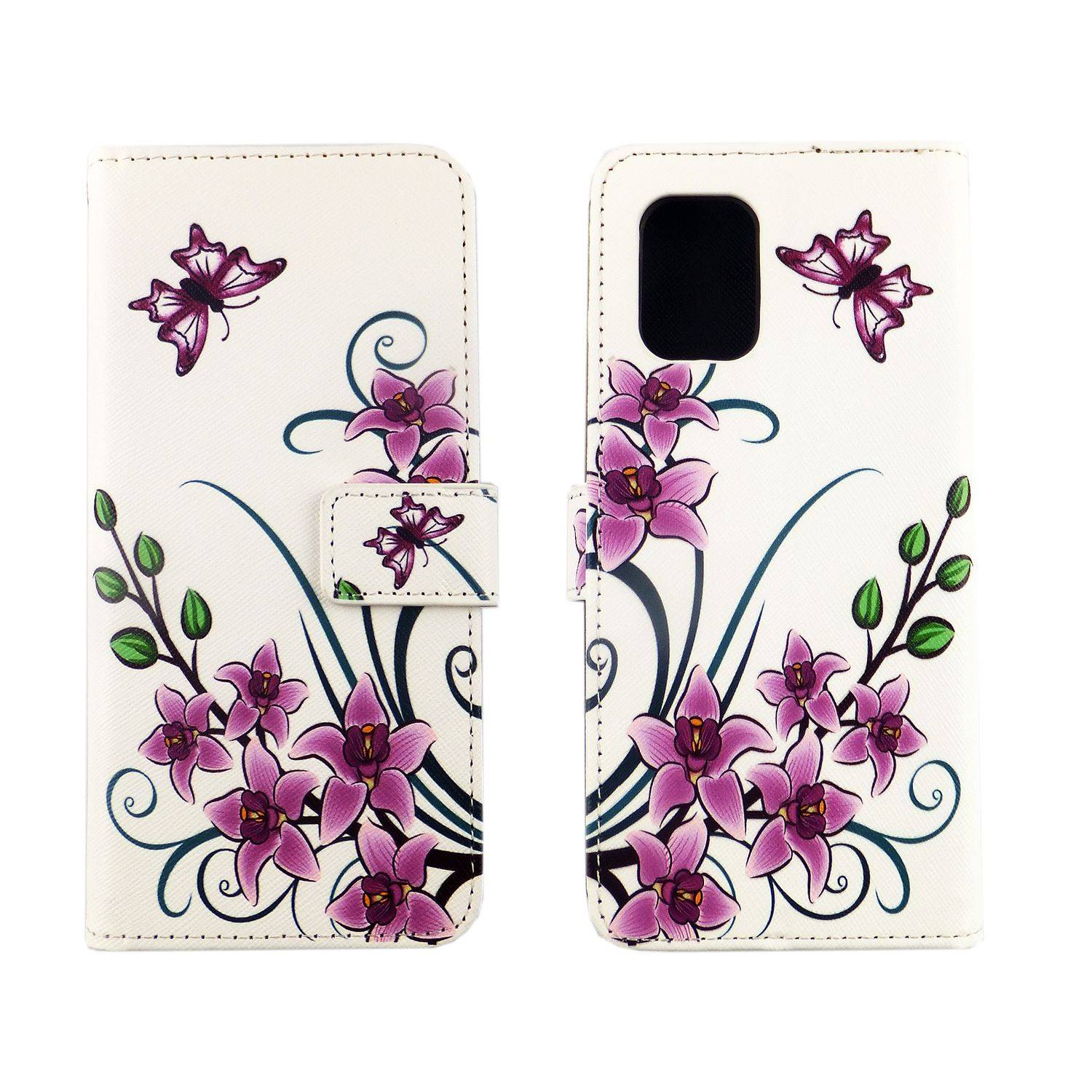 Xiaomi Mi 10 Lite 5G Handyhülle Bookcover Weiß