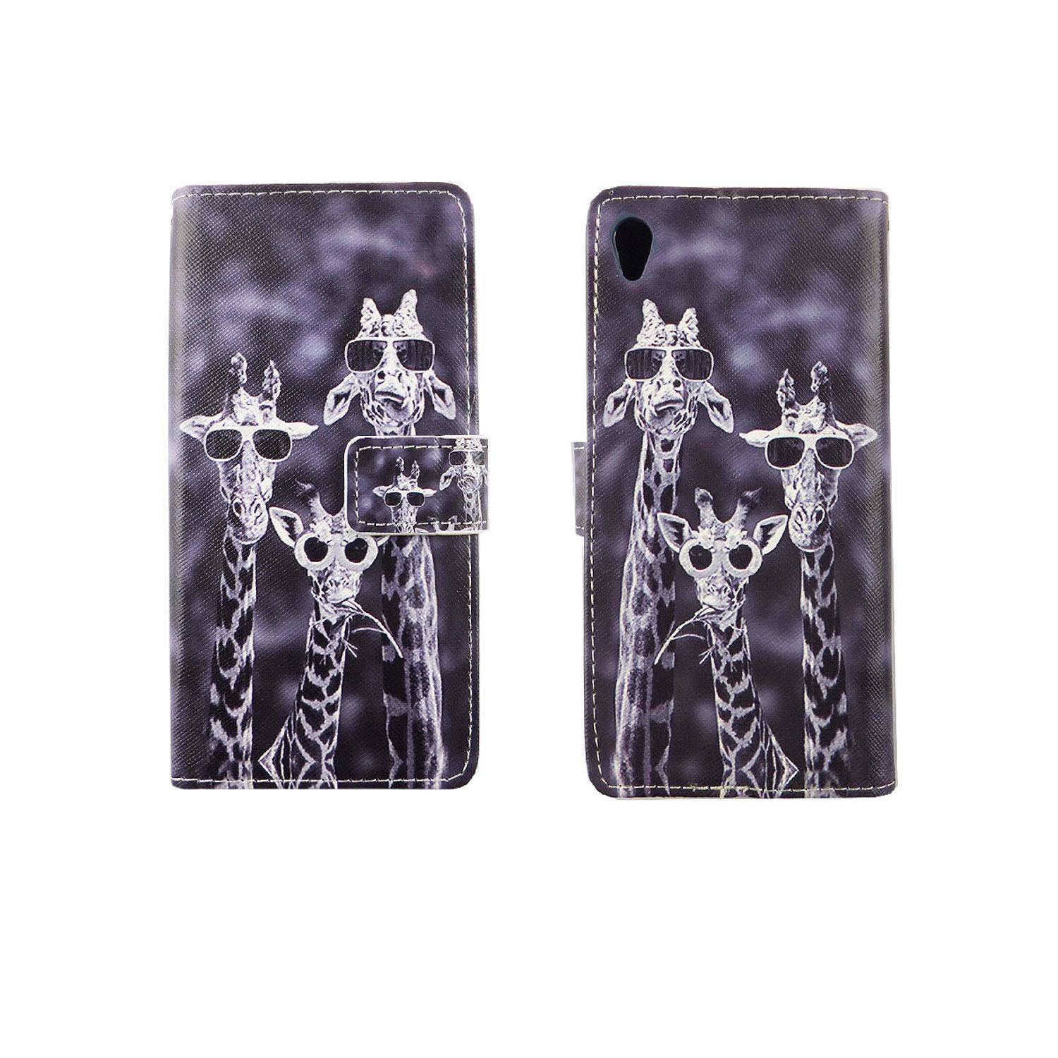 Sony Xperia Z5 Handyhülle Bookcover Grau