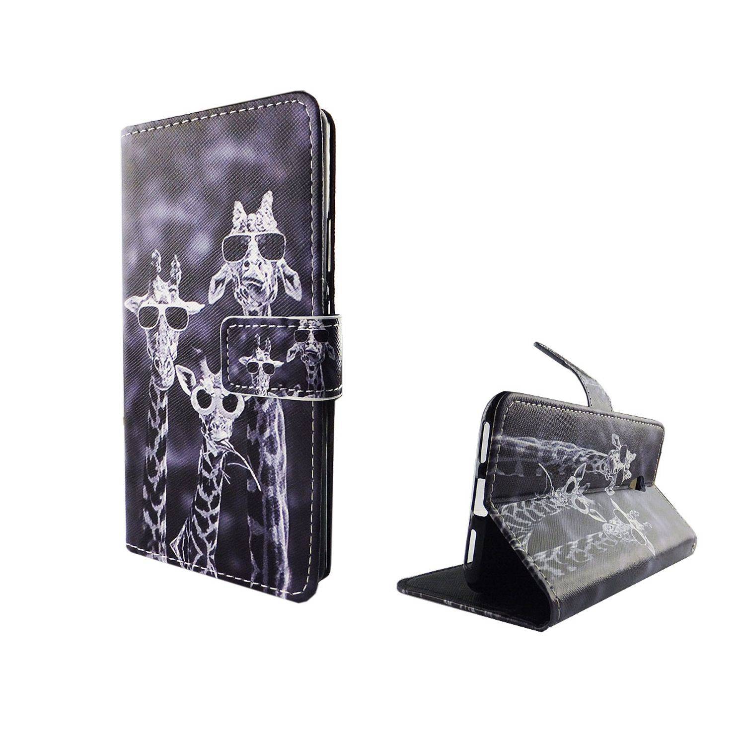 ZTE Blade V7 Handyhülle Bookcover Grau