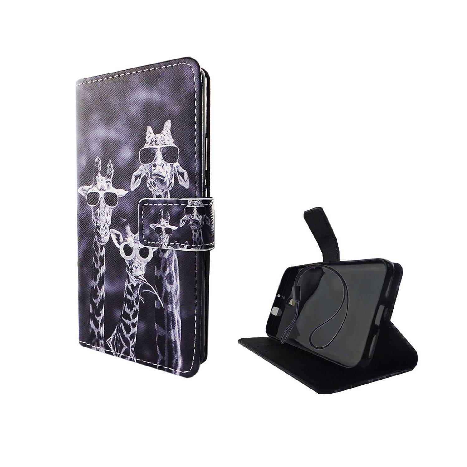 ZTE Blade V7 Handyhülle Bookcover Grau