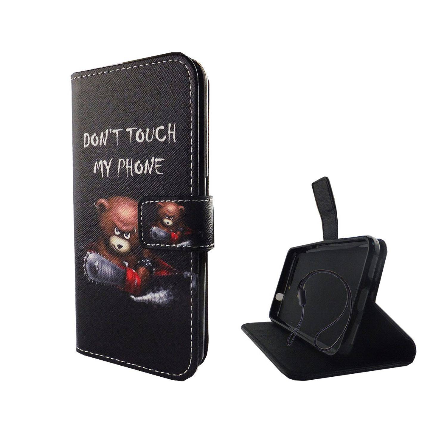 Google Pixel Handyhülle Bookcover Schwarz