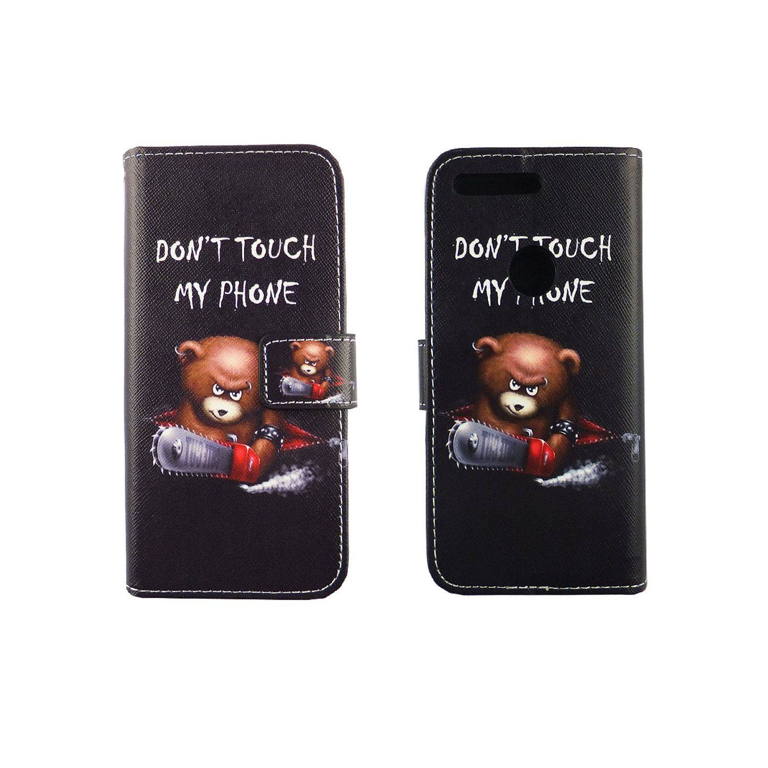 Google Pixel Handyhülle Bookcover Schwarz