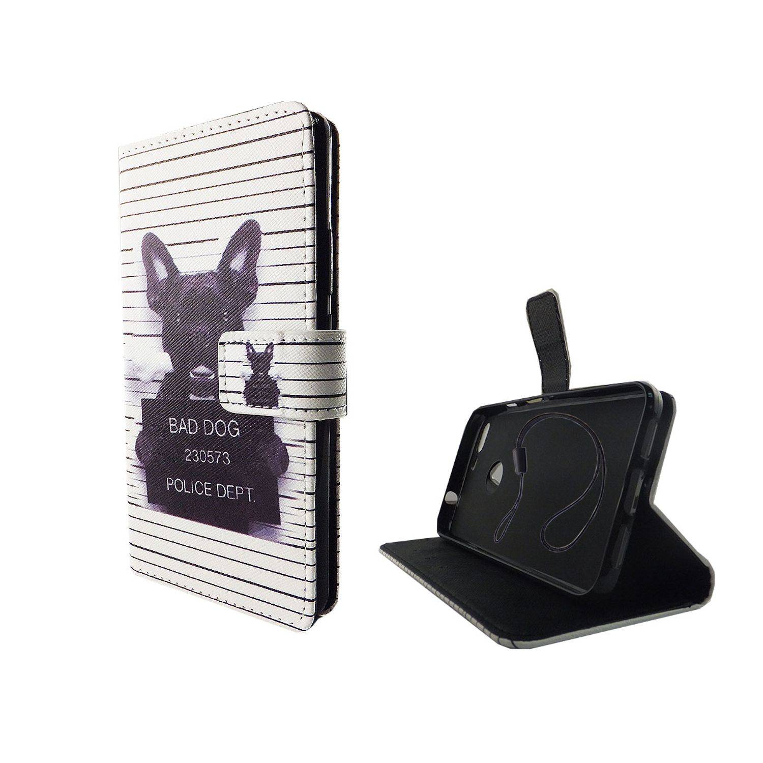 Google Pixel Handyhülle Bookcover Weiß