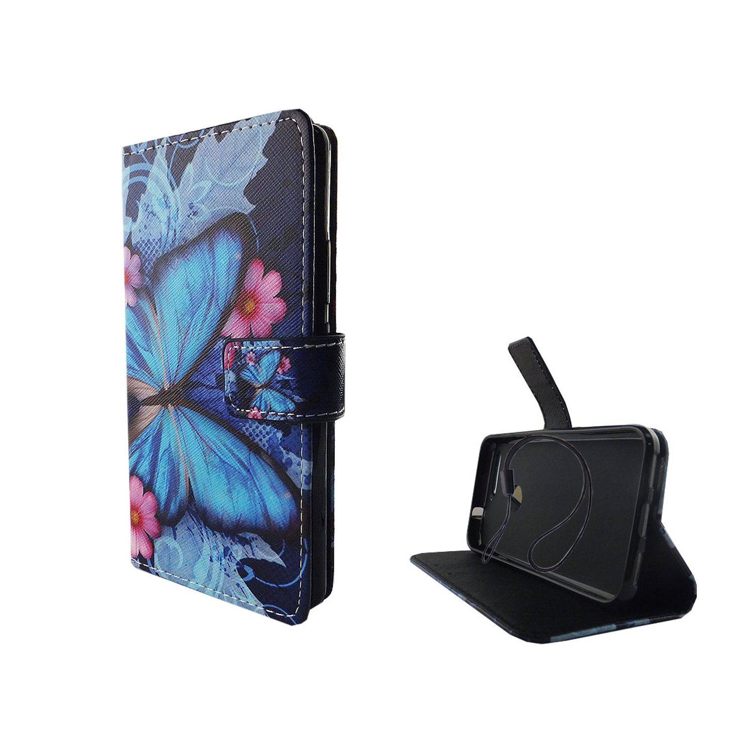 Google Pixel Handyhülle Bookcover Blau