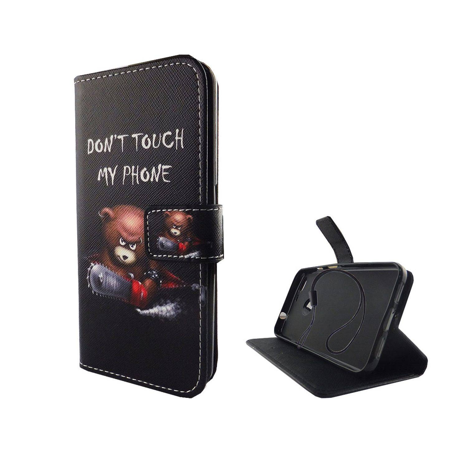 Google Pixel XL Handyhülle Bookcover Schwarz