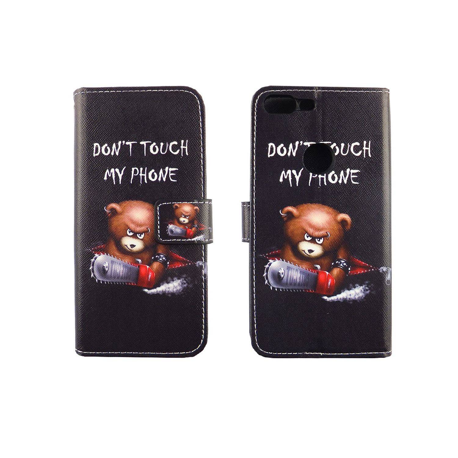 Google Pixel XL Handyhülle Bookcover Schwarz