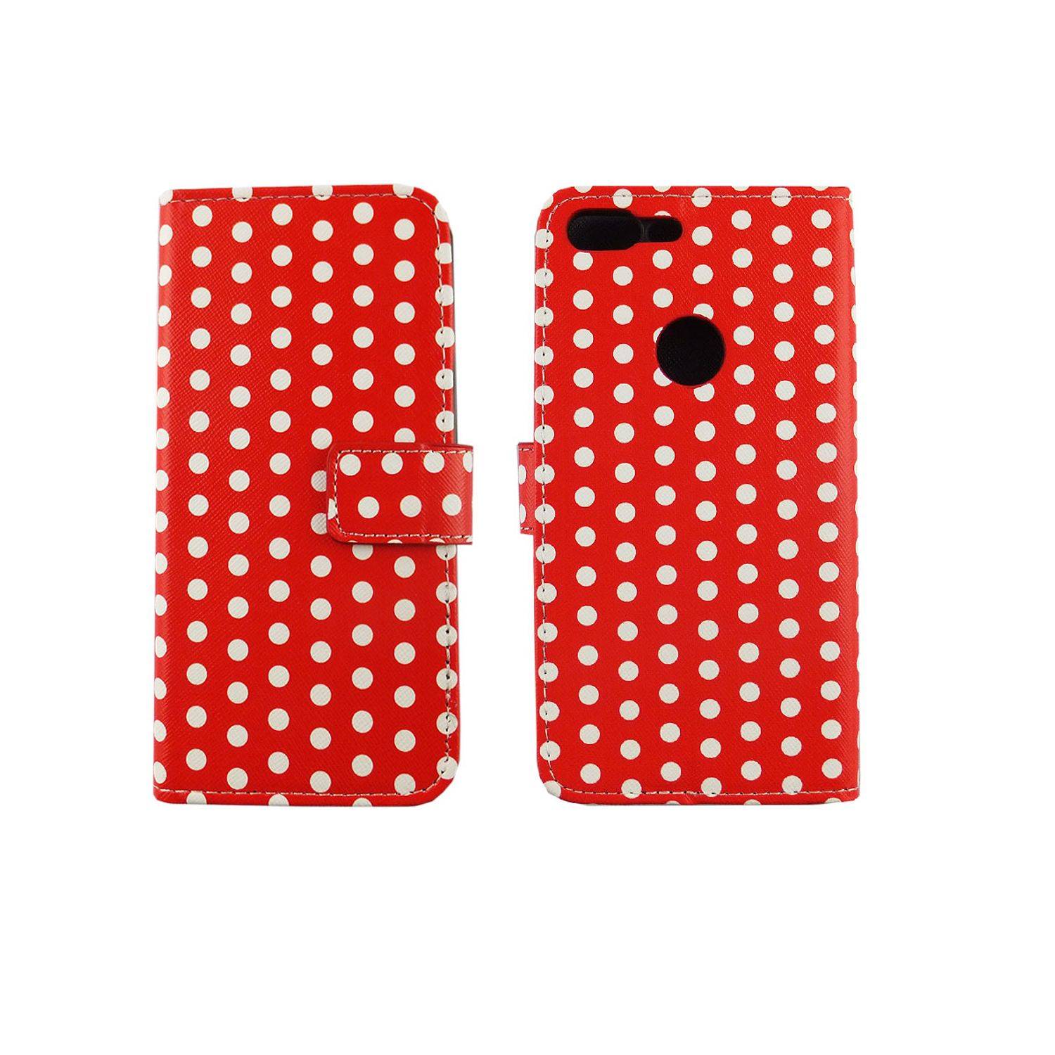 Google Pixel XL Handyhülle Bookcover Rot