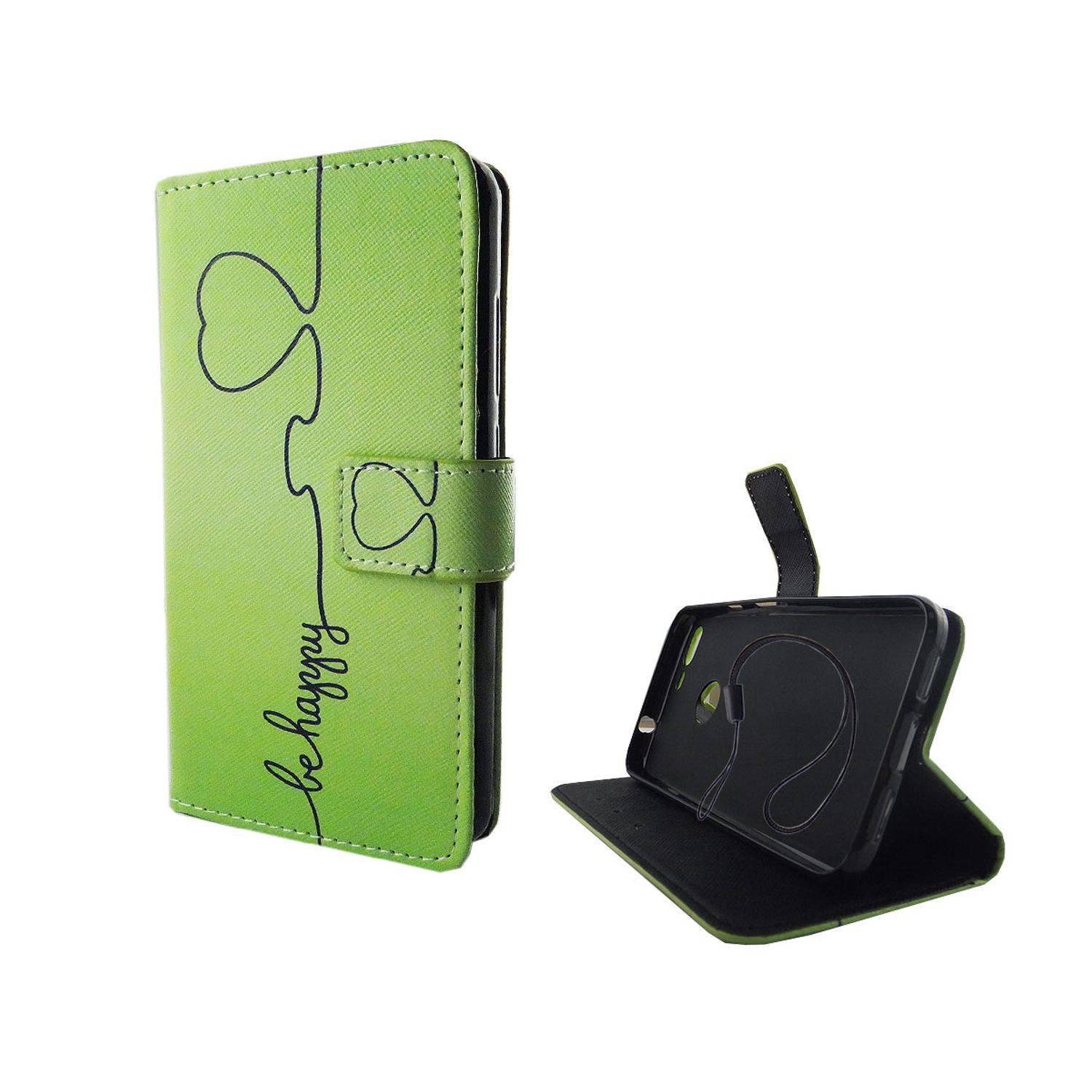 Google Pixel XL Handyhülle Bookcover Grün