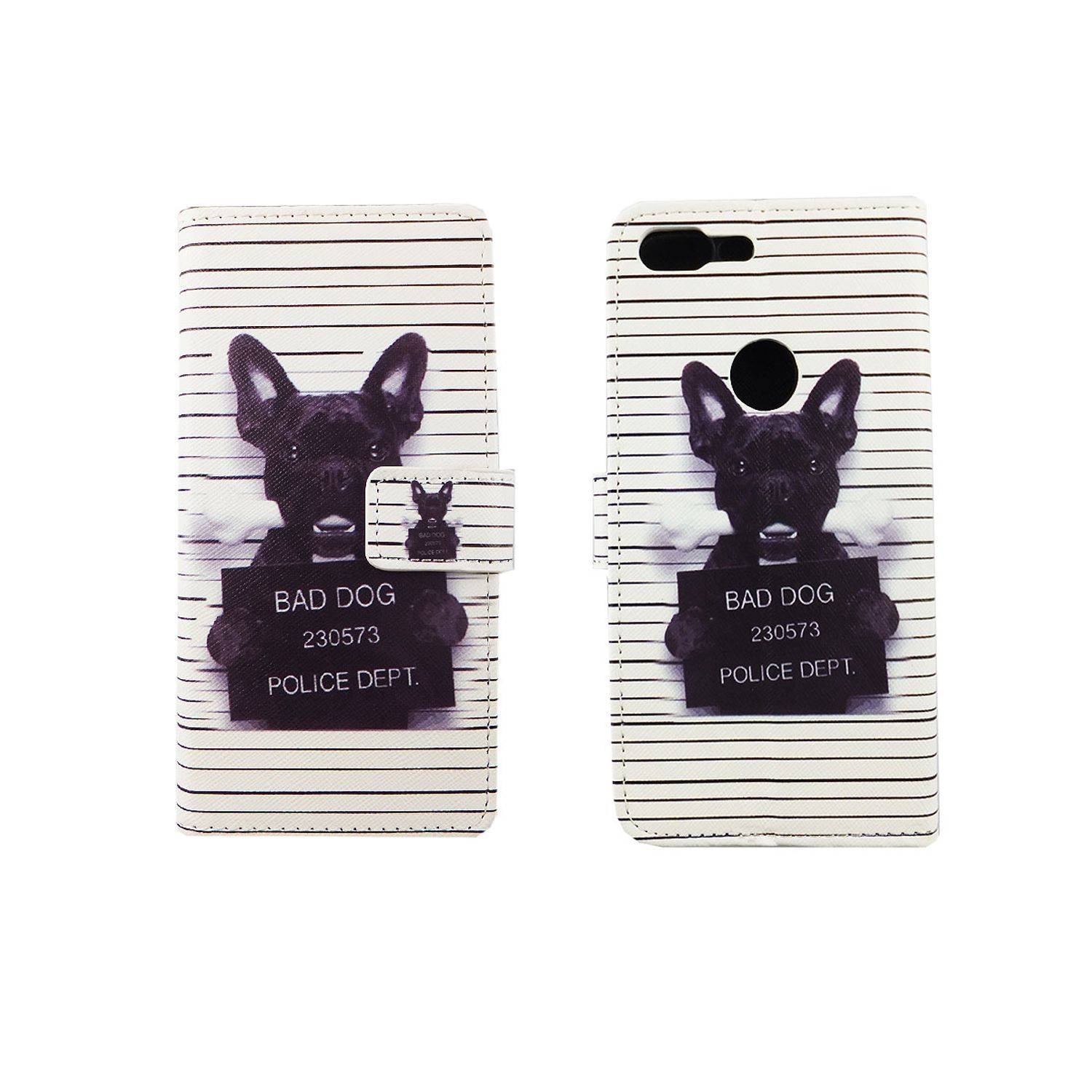 Google Pixel XL Handyhülle Bookcover Weiß