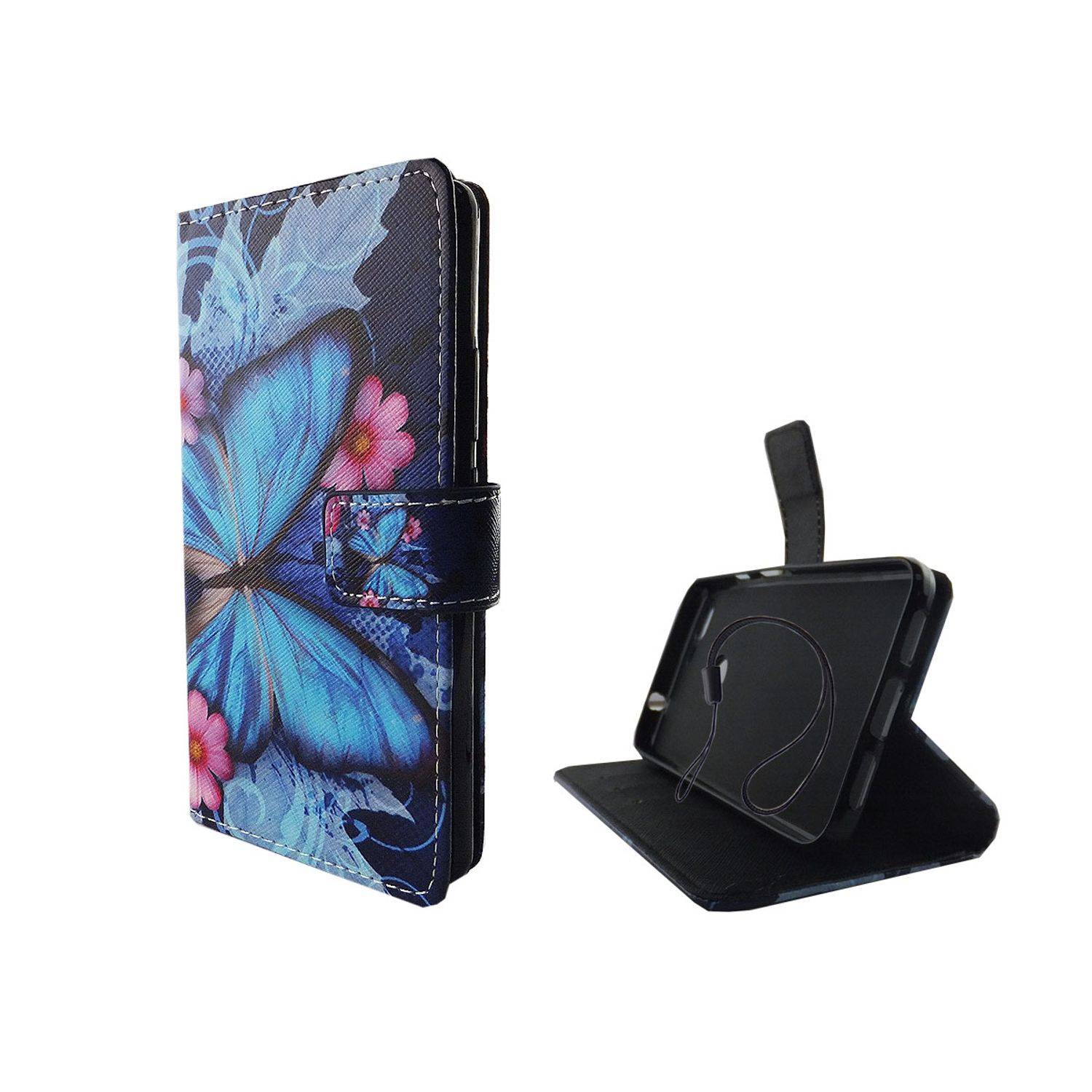 Google Pixel XL Handyhülle Bookcover Blau
