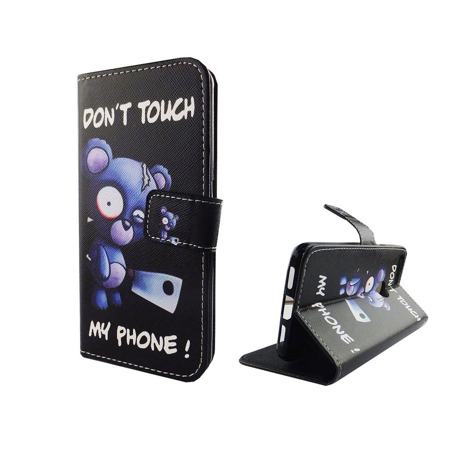 Google Pixel XL Handyhülle Bookcover Schwarz