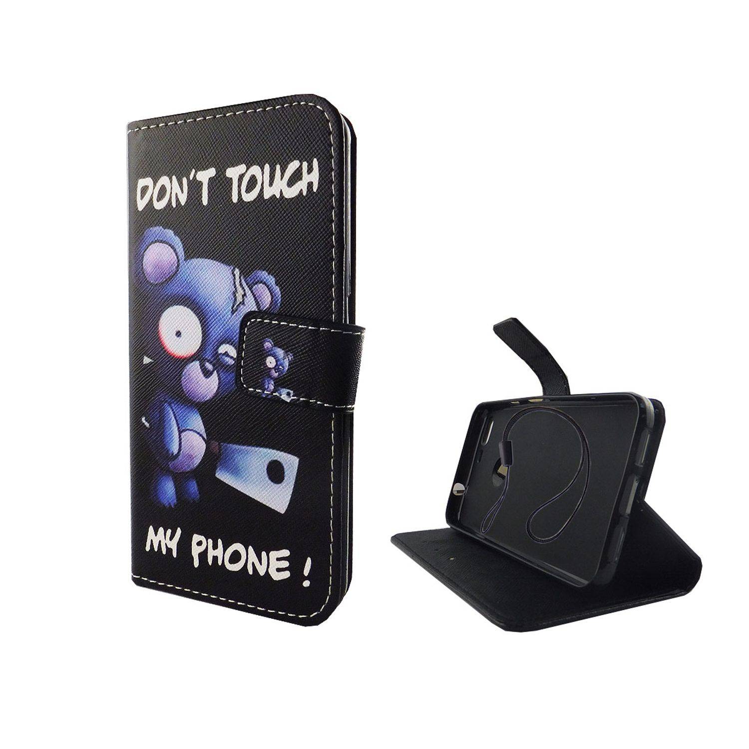 Google Pixel XL Handyhülle Bookcover Schwarz