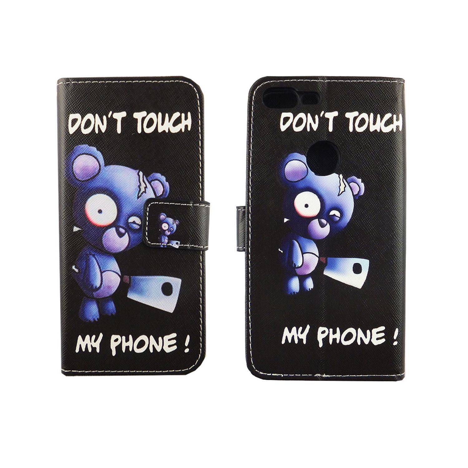 Google Pixel XL Handyhülle Bookcover Schwarz