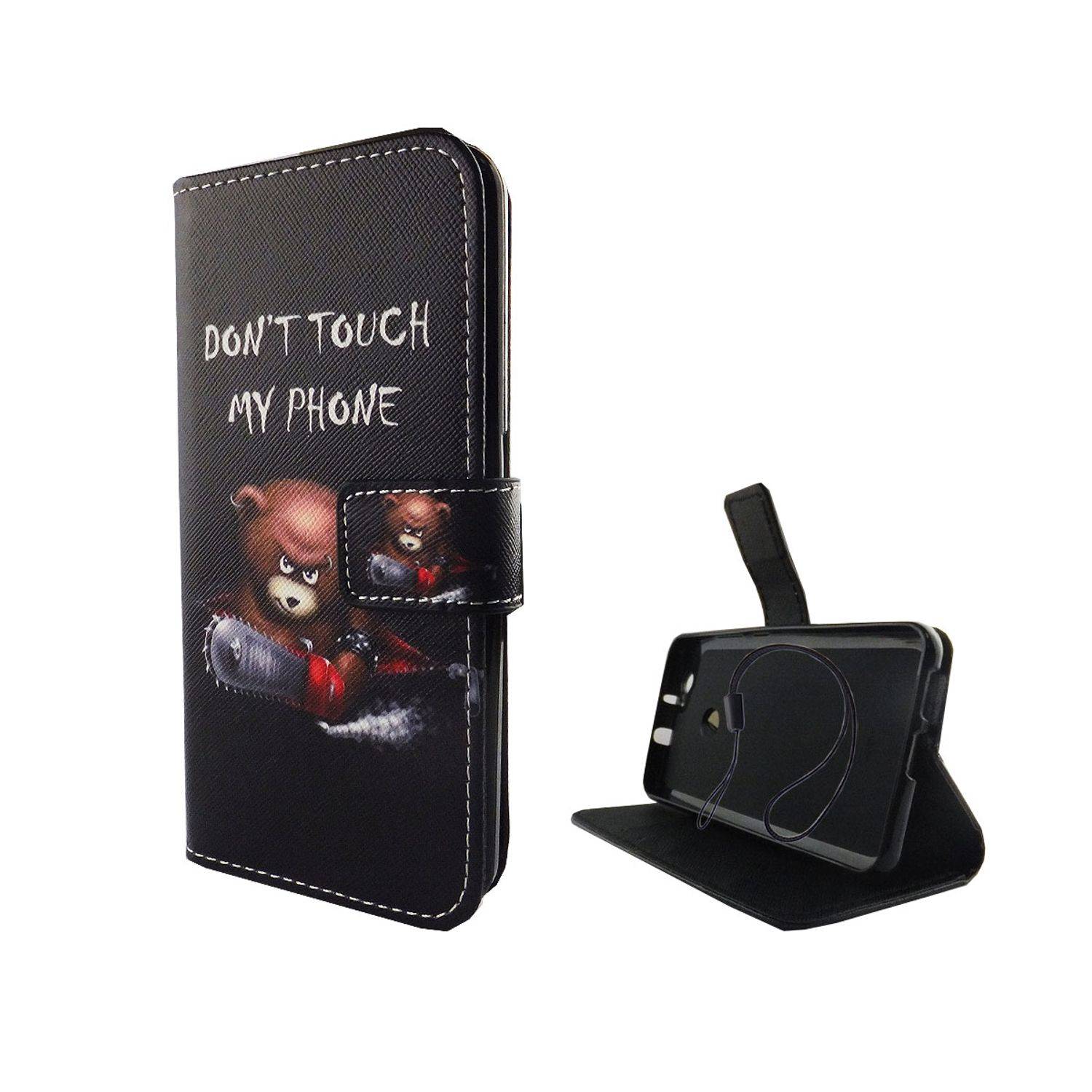 Huawei Nova Handyhülle Bookcover Schwarz