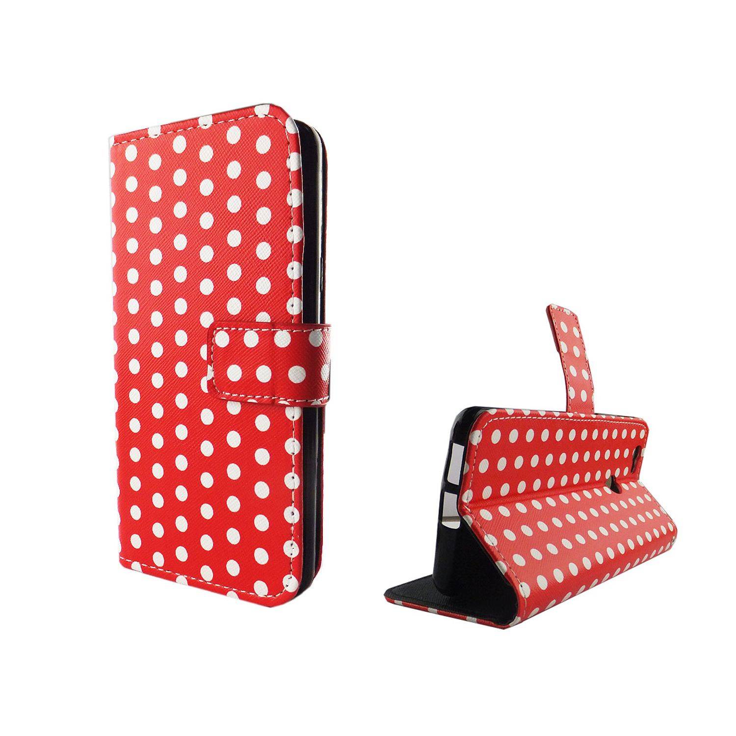 Huawei Nova Handyhülle Bookcover Rot