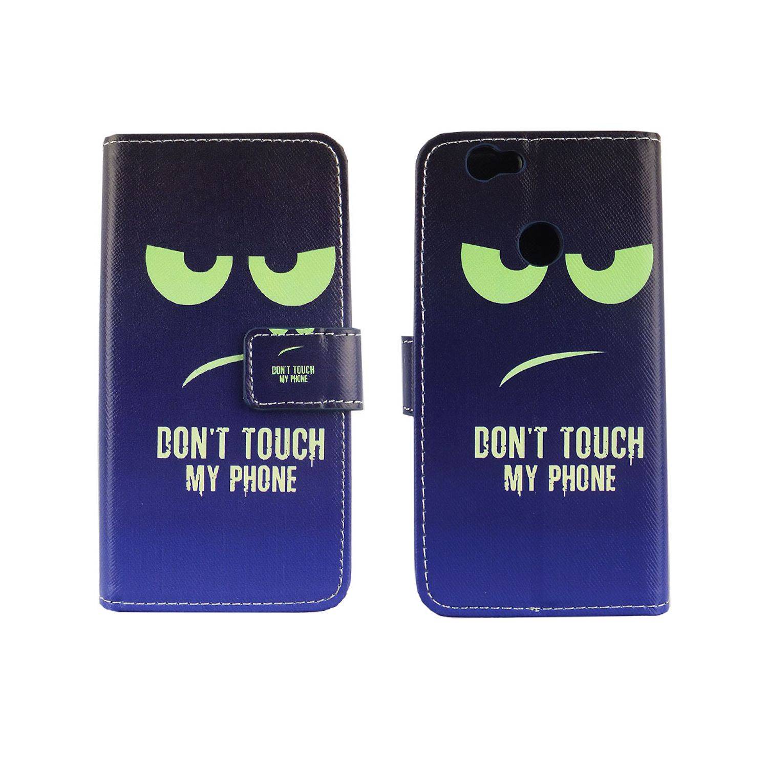 Huawei Nova Handyhülle Bookcover Blau
