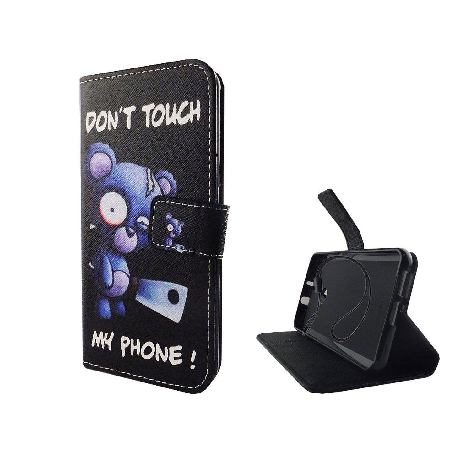 Huawei Nova Handyhülle Bookcover Schwarz