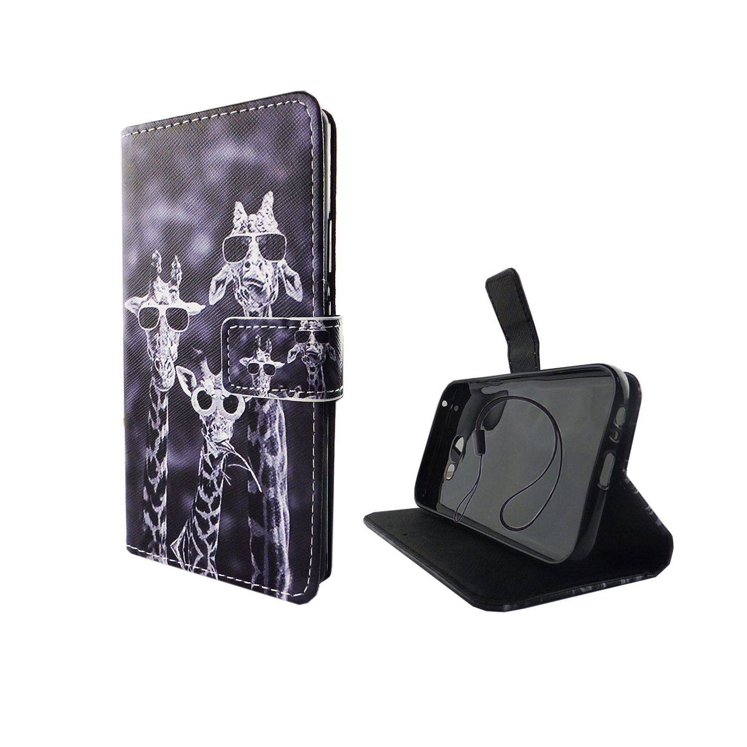 Samsung Galaxy J3 (2016) Handyhülle Bookcover Mehrfarbig