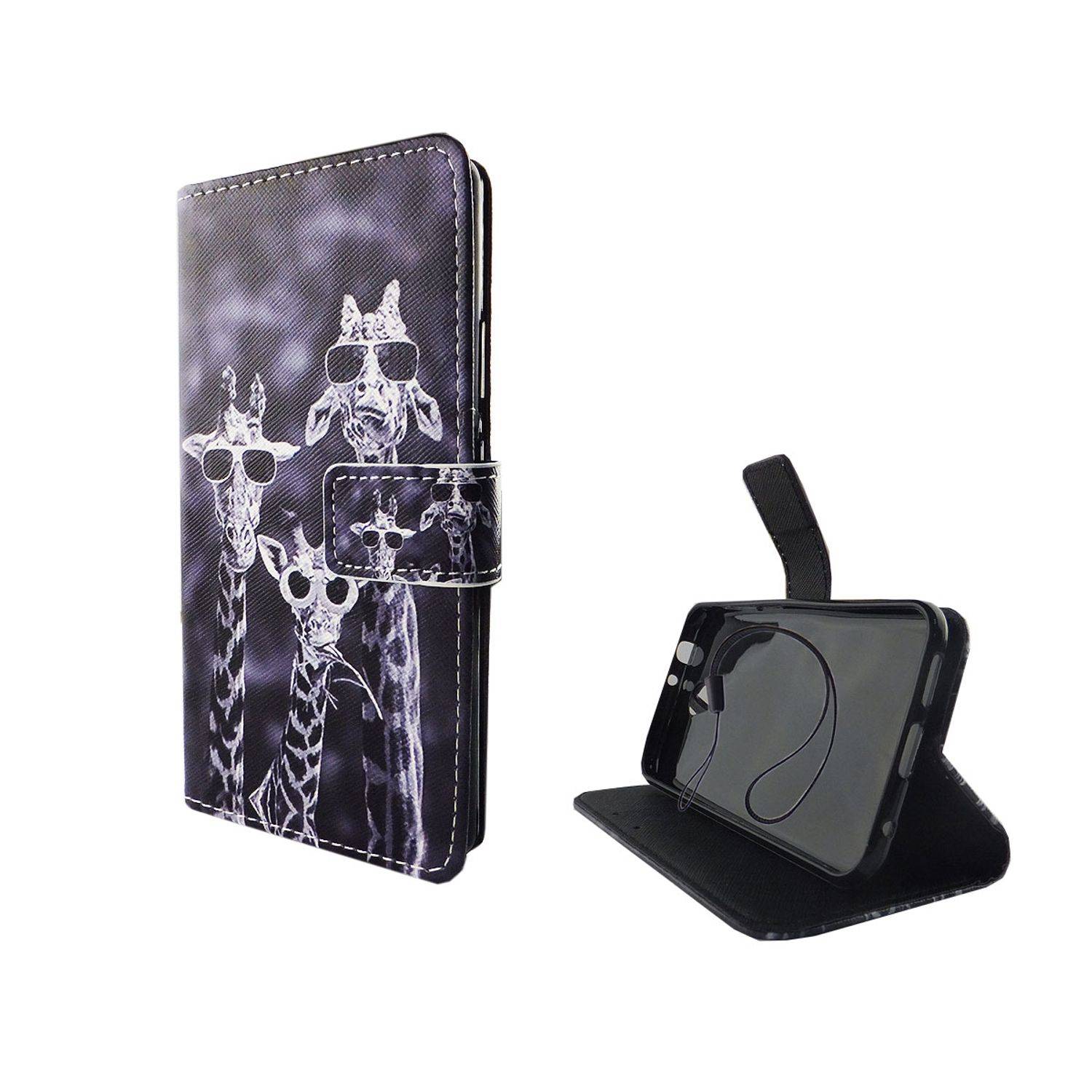 Vodafone Smart Prime 7 Handyhülle Bookcover Mehrfarbig