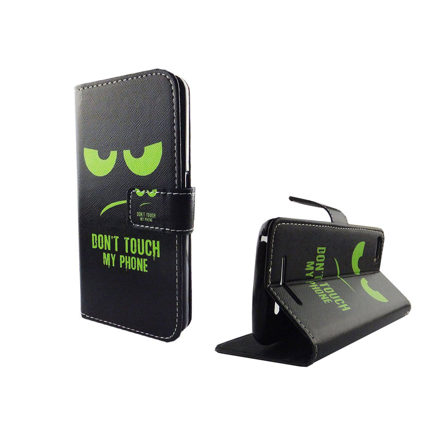 Wiko Lenny 3 Handyhülle Bookcover Grün
