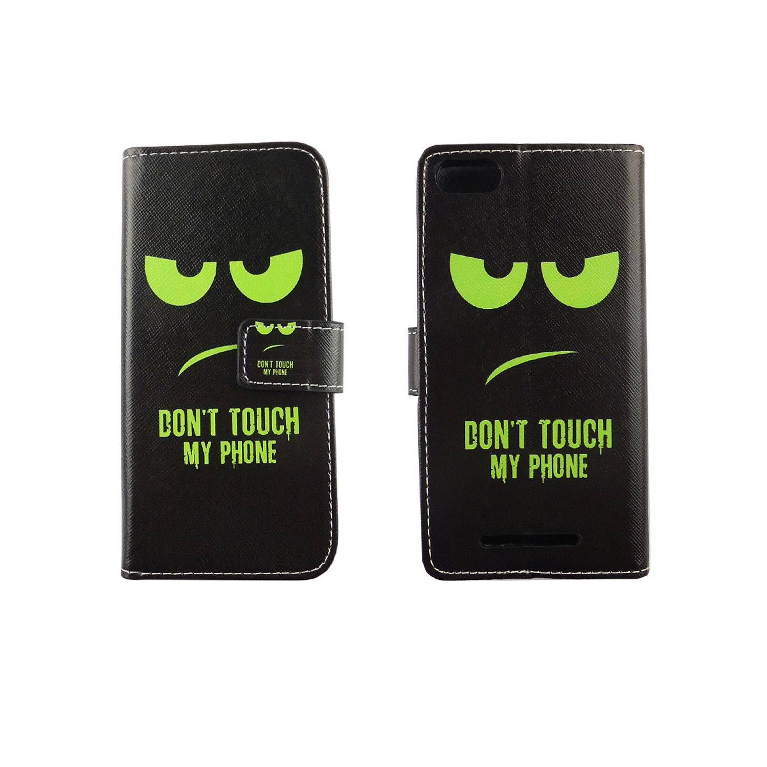 Wiko Lenny 3 Handyhülle Bookcover Grün
