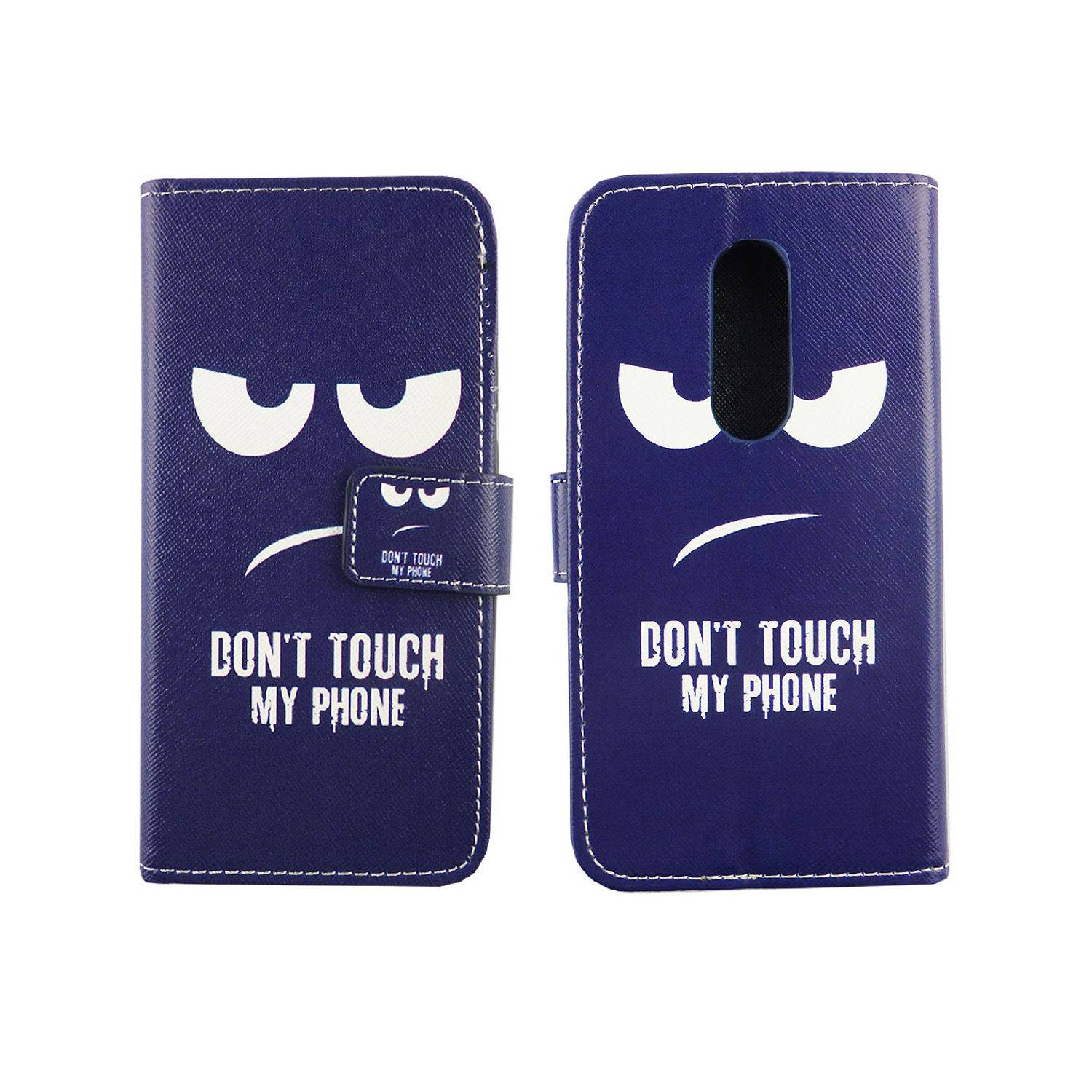 ZTE Axon 7 Handyhülle Bookcover Blau