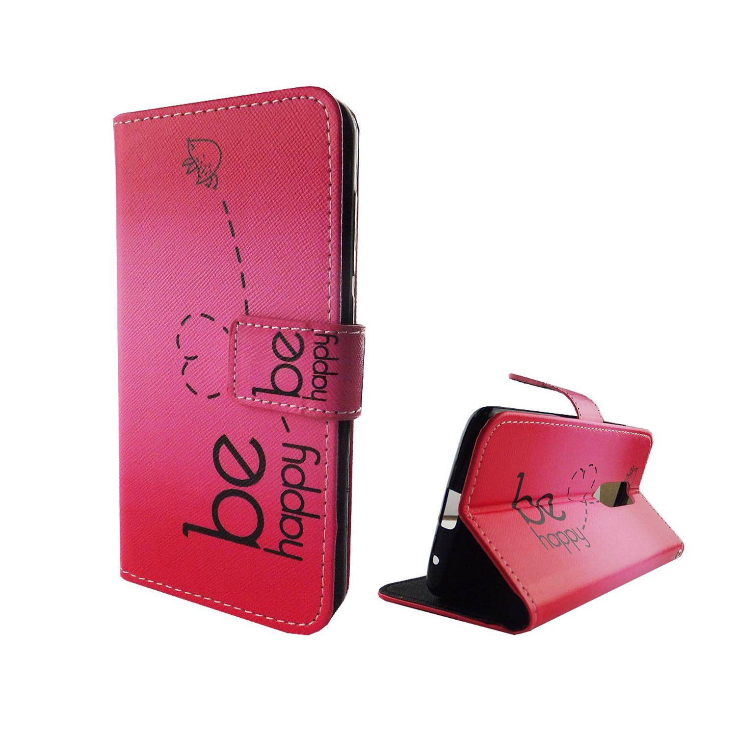 ZTE Axon 7 Handyhülle Bookcover Rosa