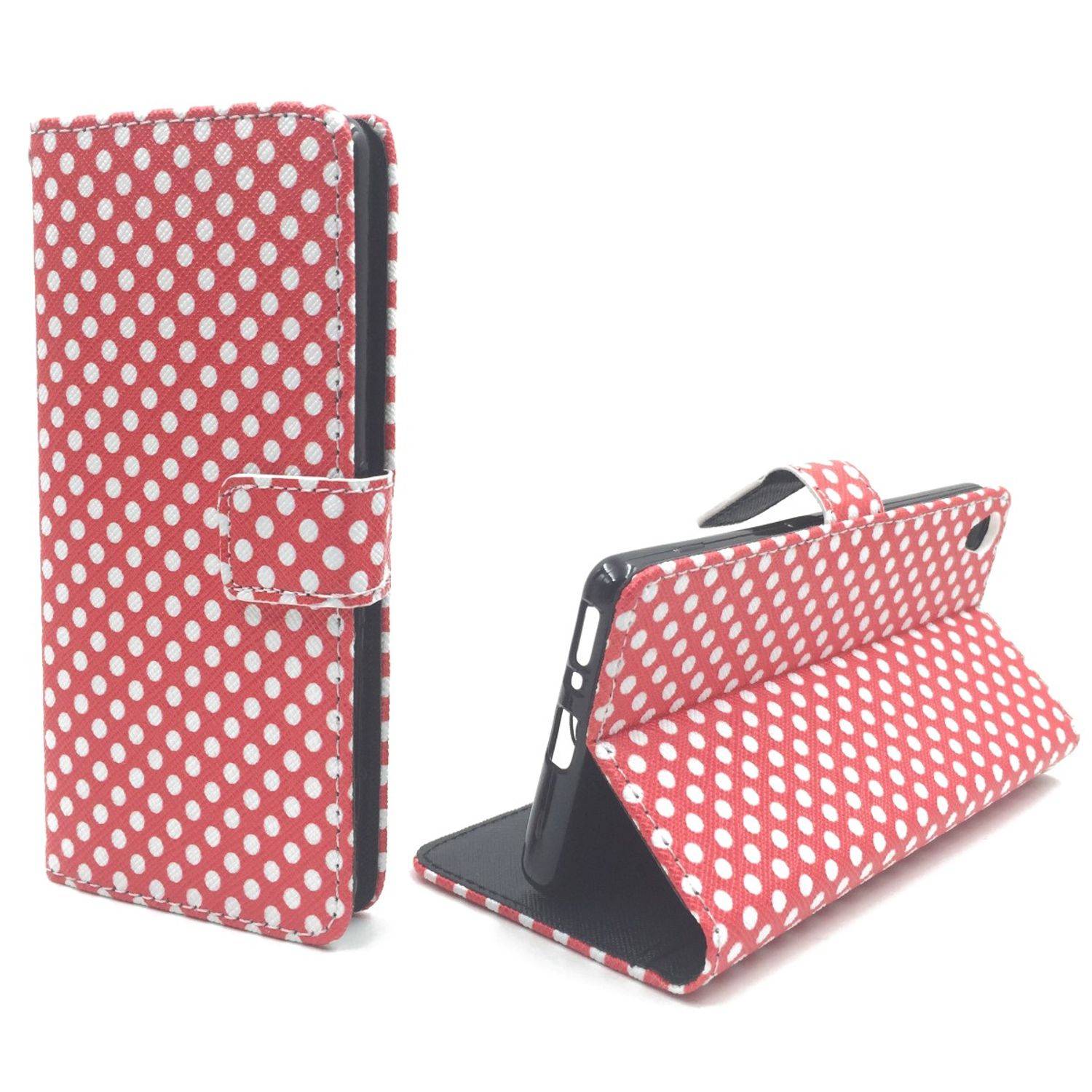 Sony Xperia XA Handyhülle Bookcover Rot