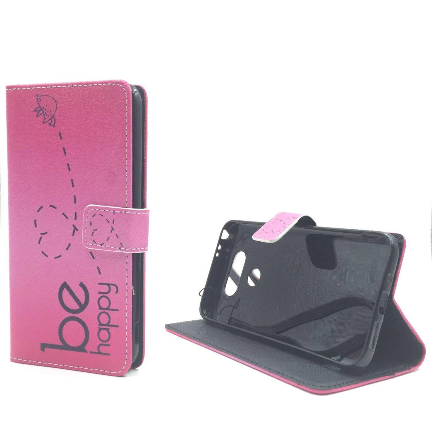 LG G5 Handyhülle Bookcover Rosa