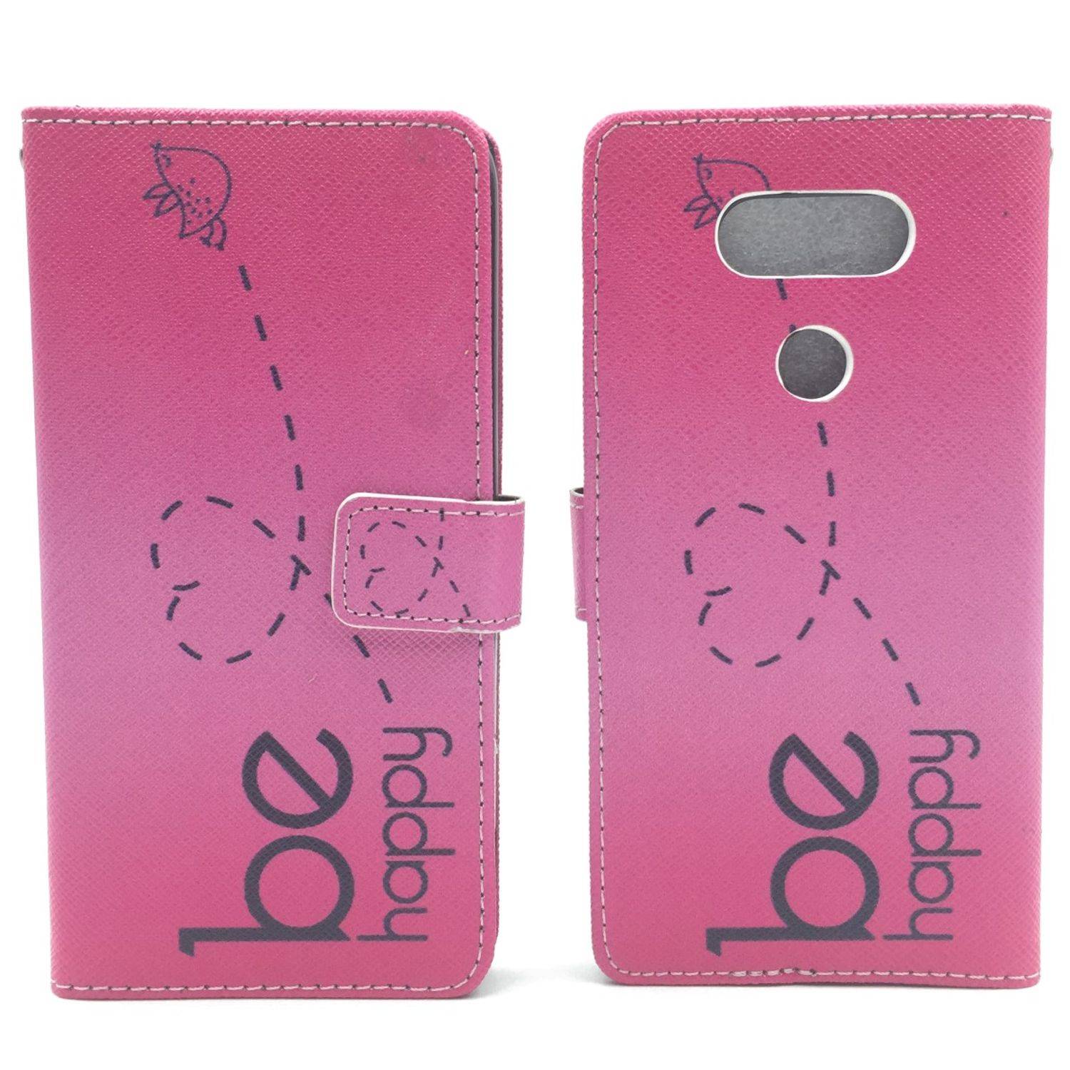 LG G5 Handyhülle Bookcover Rosa