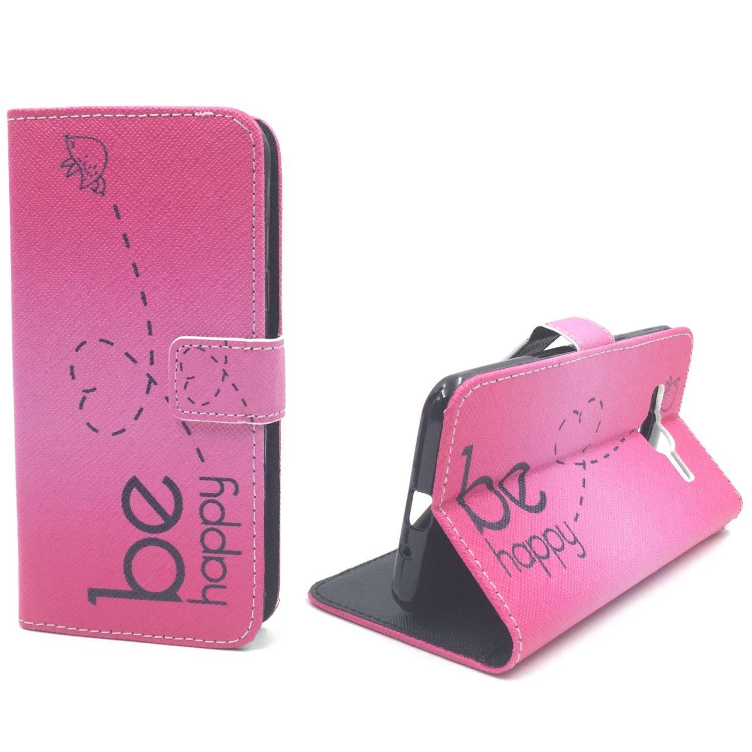Samsung Galaxy J3 (2016) Handyhülle Bookcover Rosa