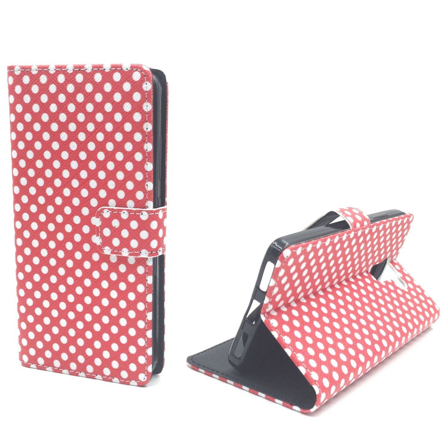 Huawei Honor 7 Handyhülle Bookcover Rot