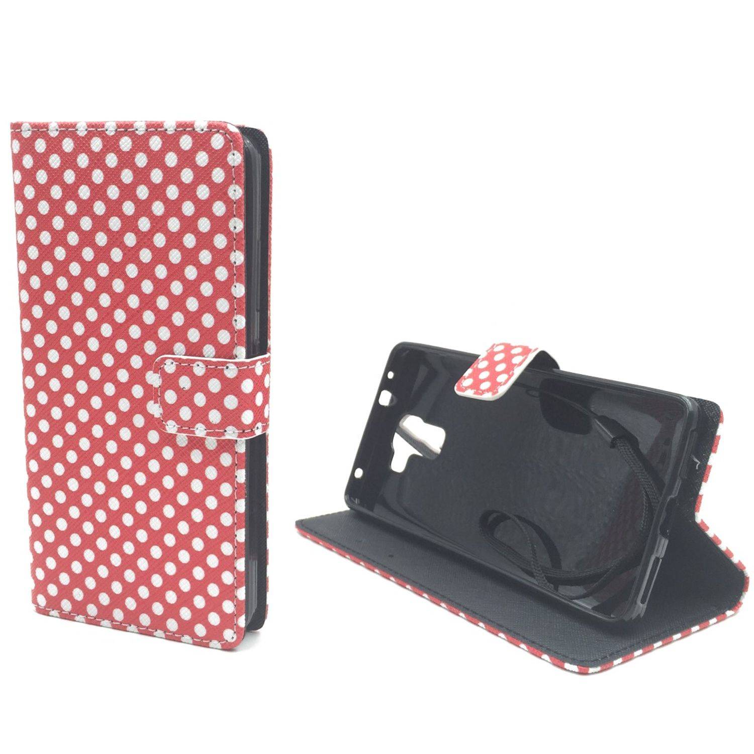 Huawei Honor 7 Handyhülle Bookcover Rot