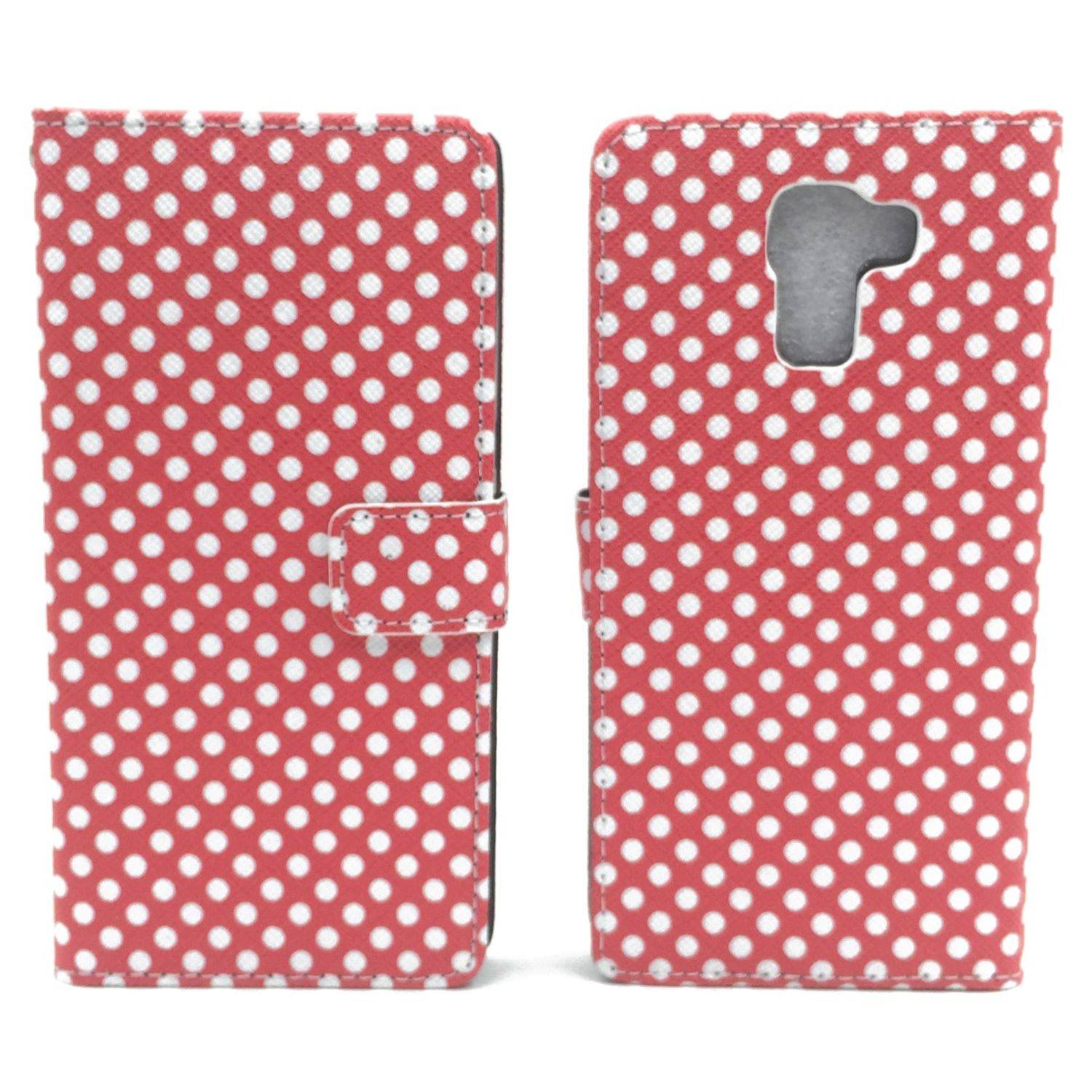 Huawei Honor 7 Handyhülle Bookcover Rot
