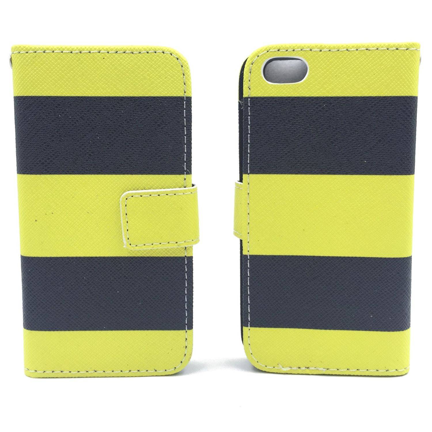 Apple iPhone 5 / 5s / SE Handyhülle Bookcover Gelb