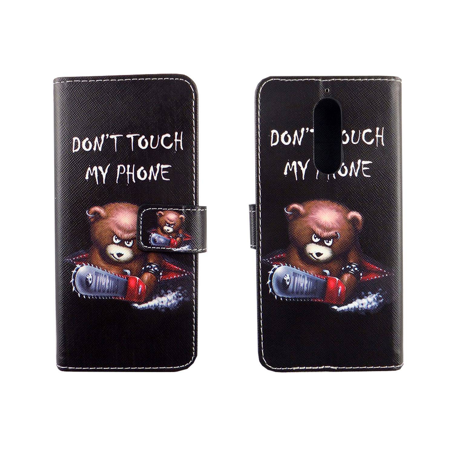 Wiko View XL Handyhülle Bookcover Schwarz