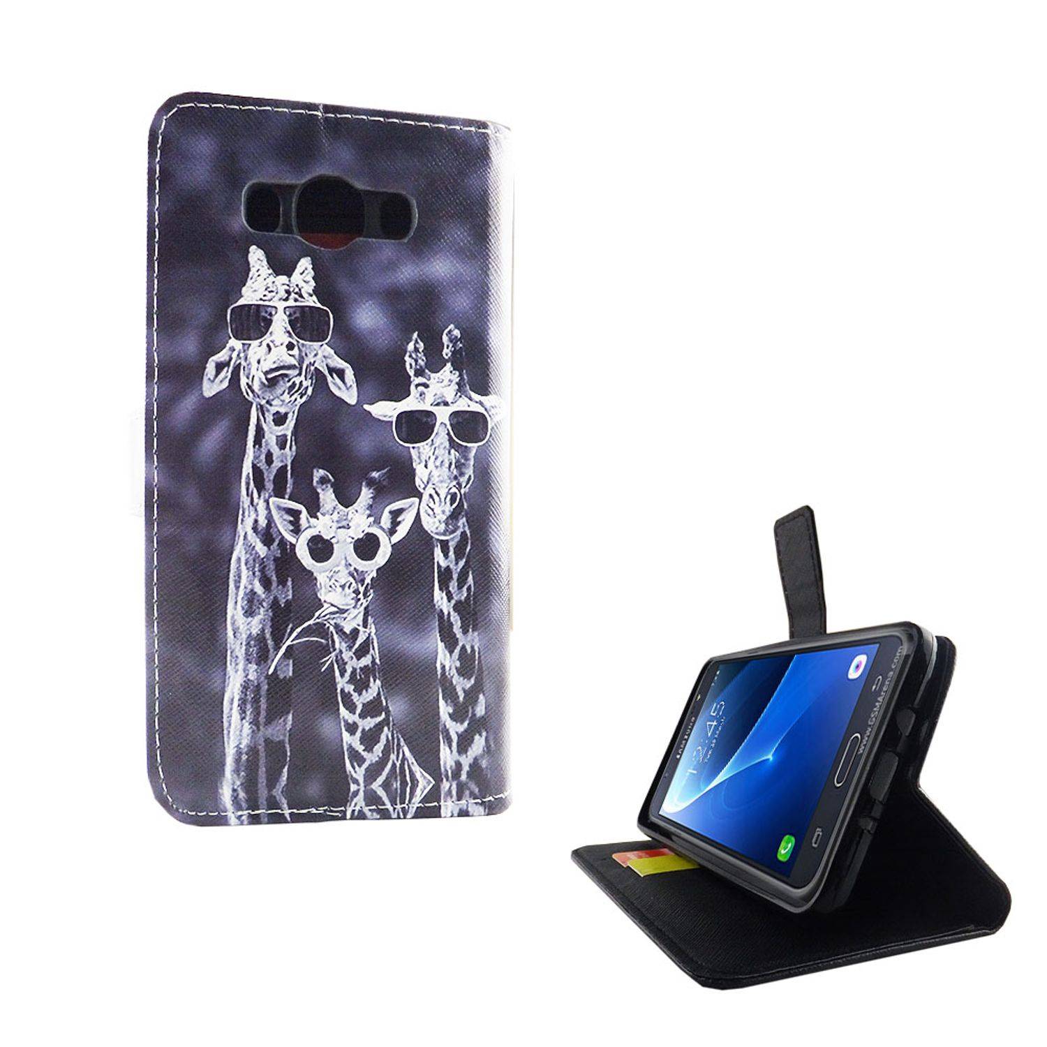 Samsung Galaxy J7 (2016) Handyhülle Bookcover Mehrfarbig