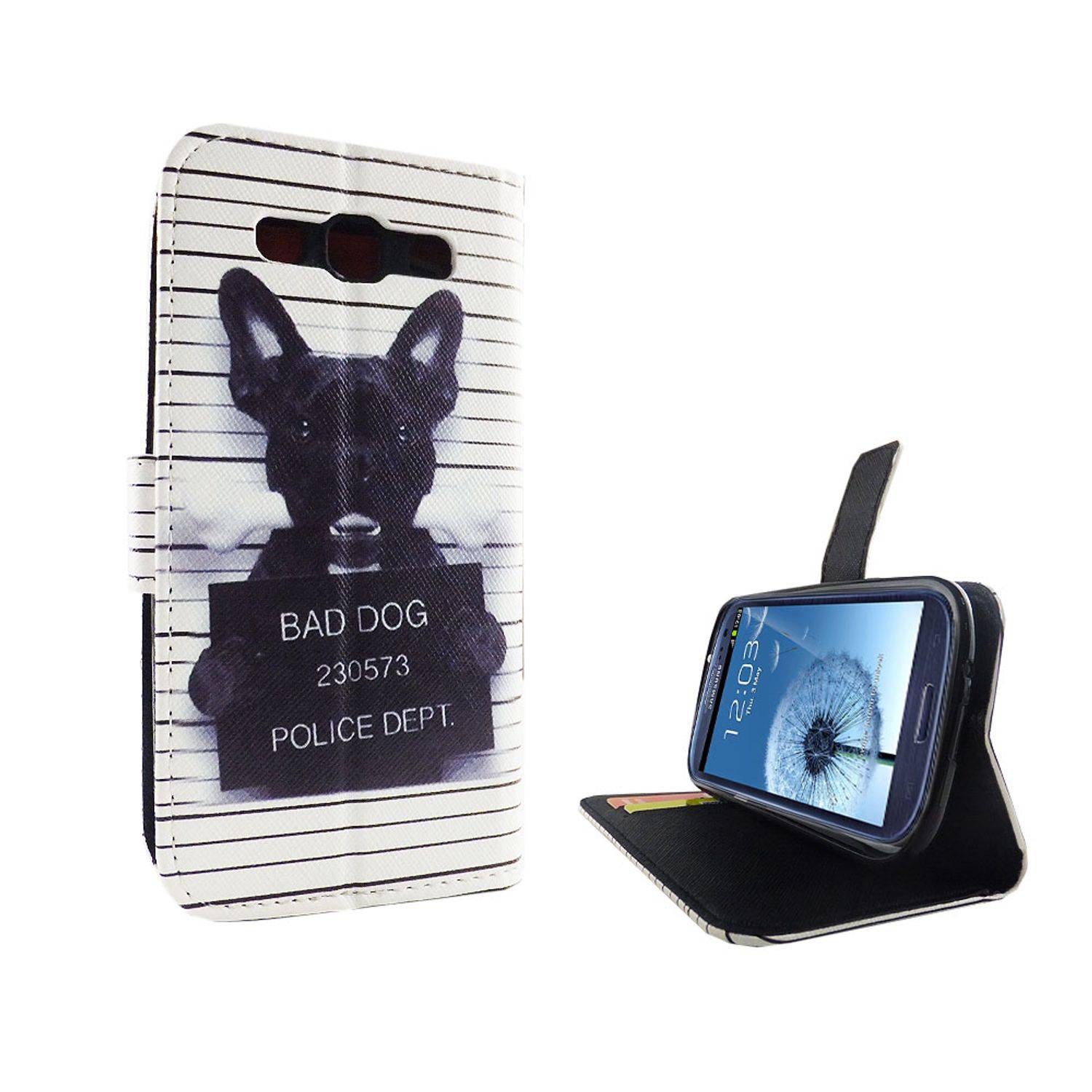 Samsung Galaxy S3 / S3 NEO Handyhülle Bookcover Weiß