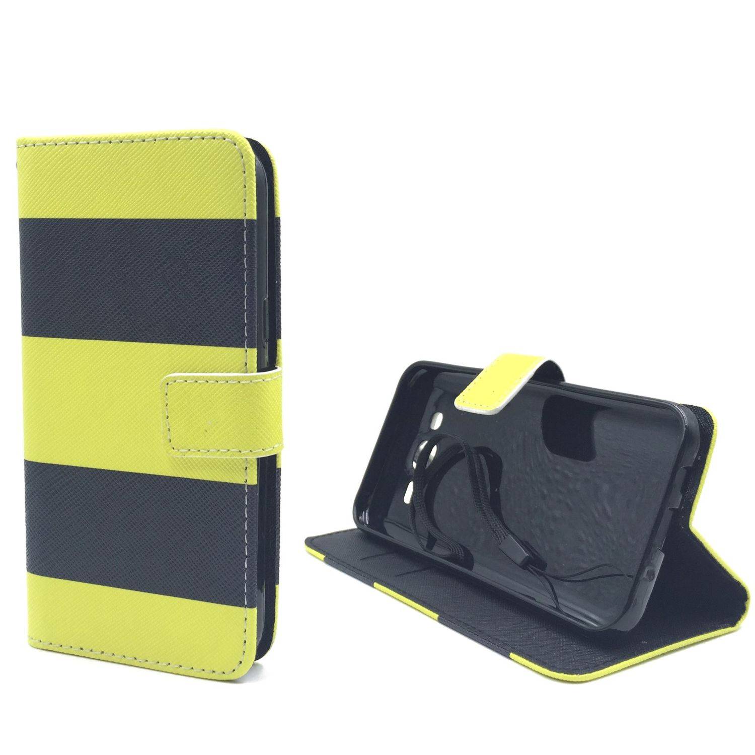 Samsung Galaxy J5 (2015) Handyhülle Bookcover Gelb