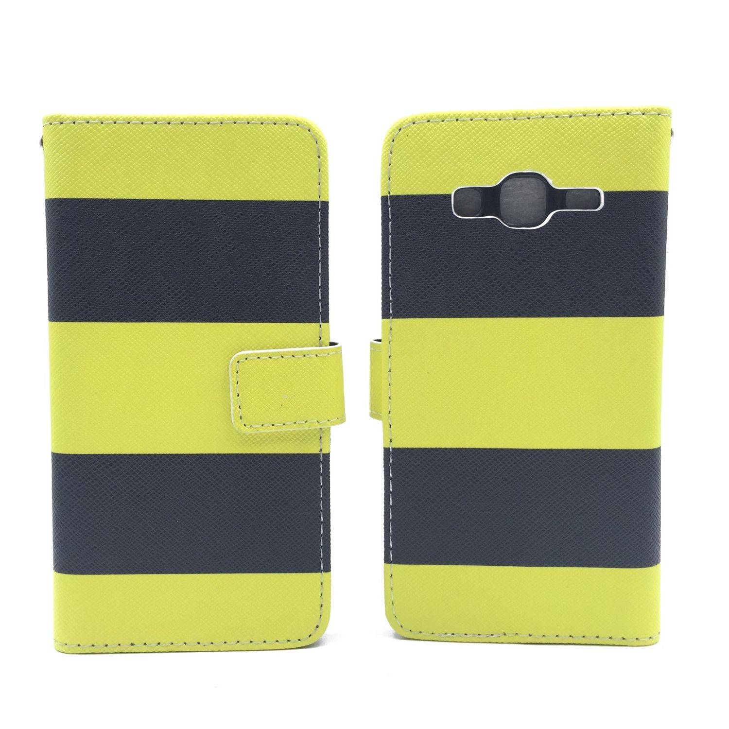 Samsung Galaxy J5 (2015) Handyhülle Bookcover Gelb