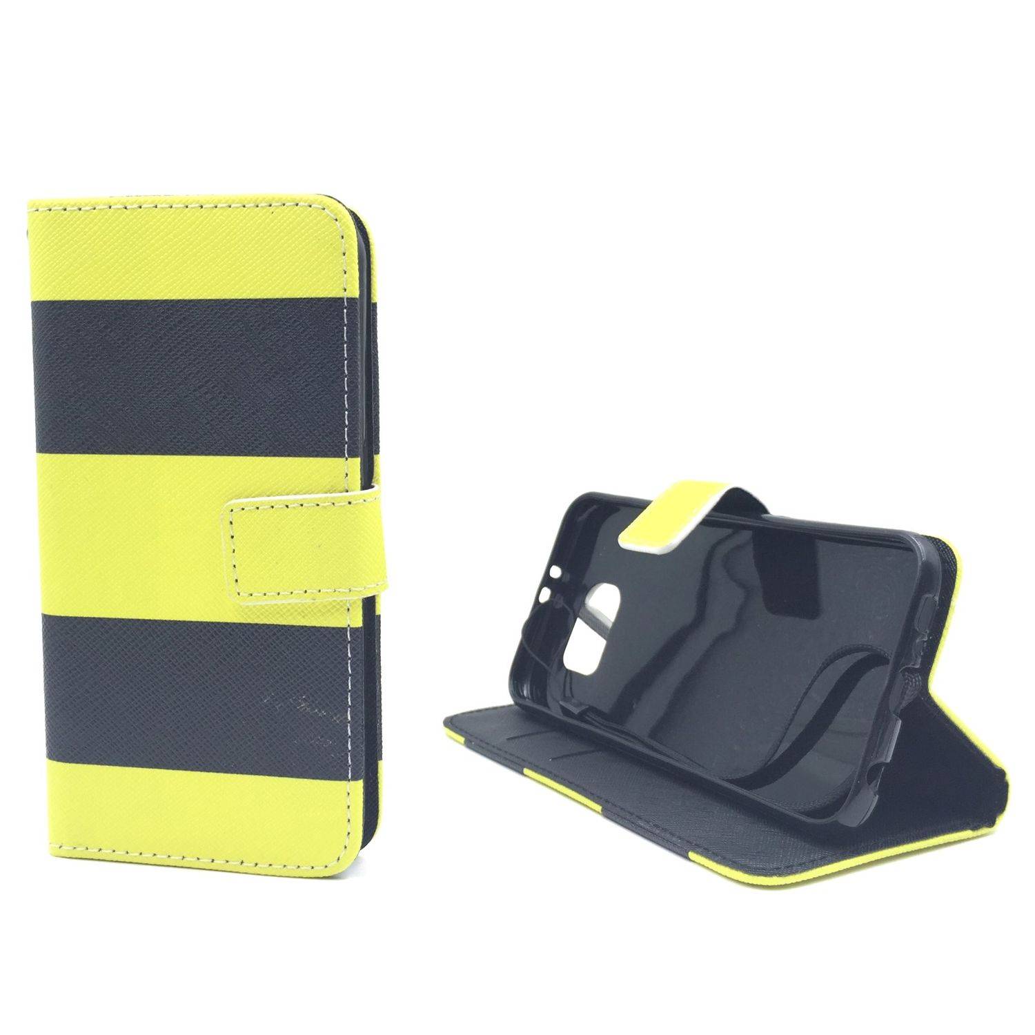 Samsung Galaxy S6 Handyhülle Bookcover Gelb