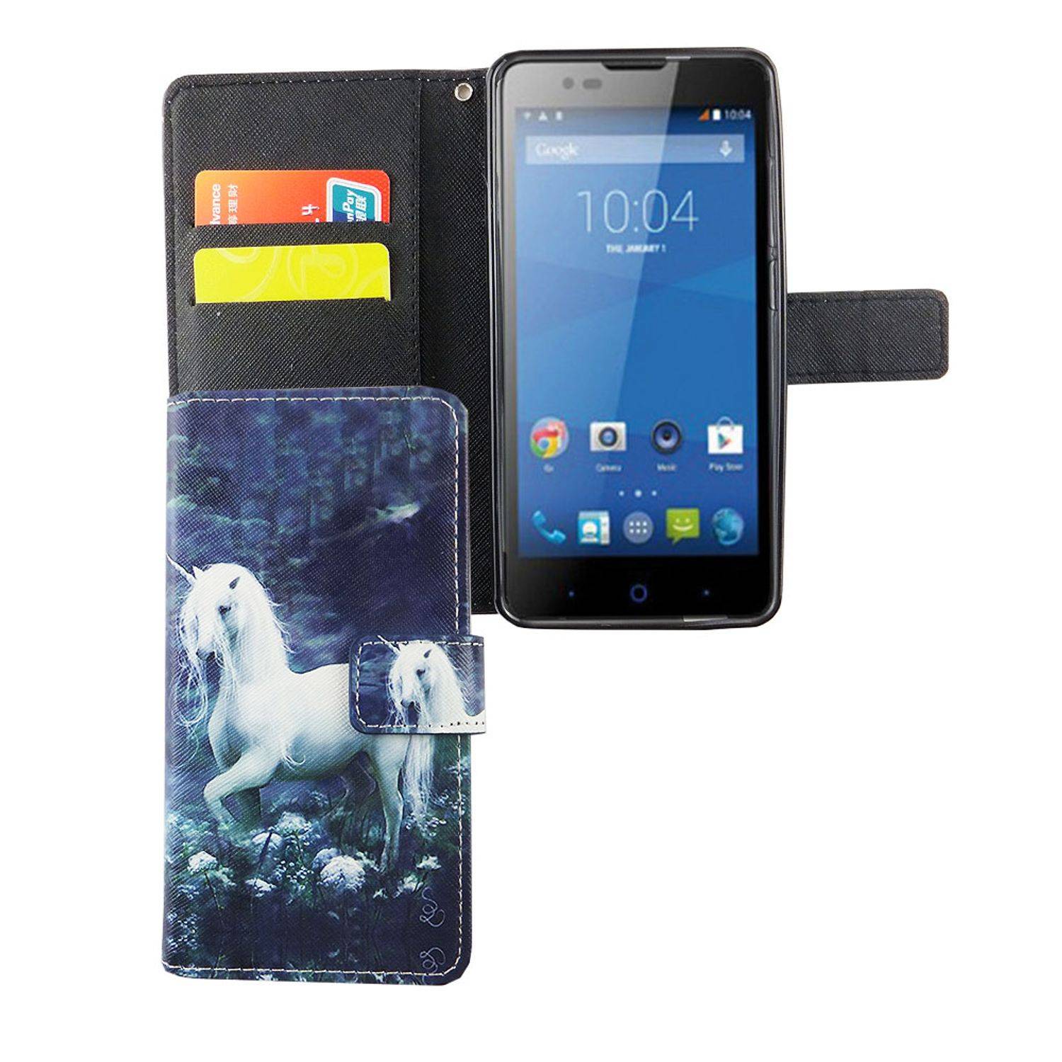 ZTE Blade L3 Handyhülle Bookcover Grün