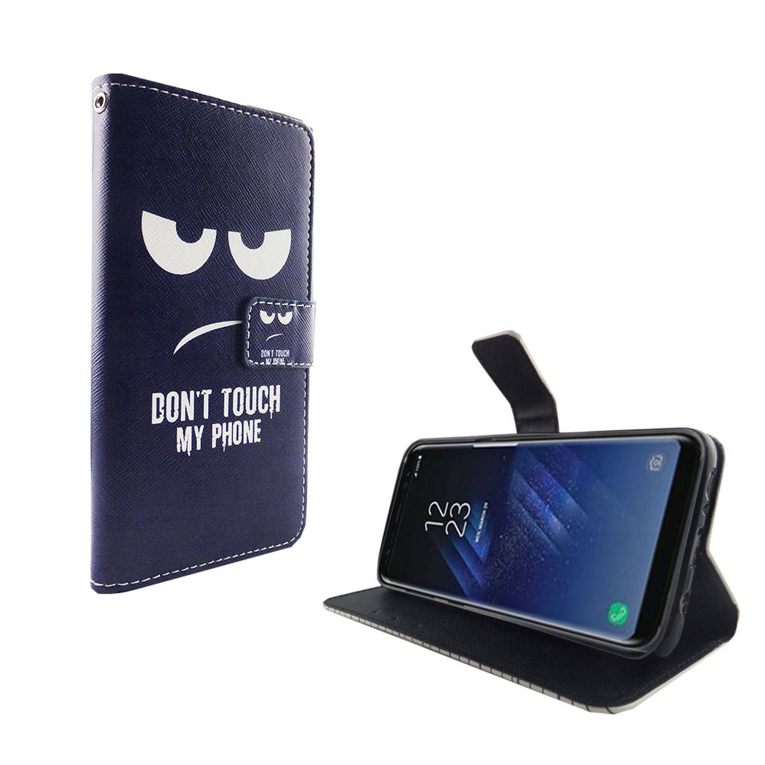 Samsung Galaxy S8 Plus Handyhülle Bookcover Blau