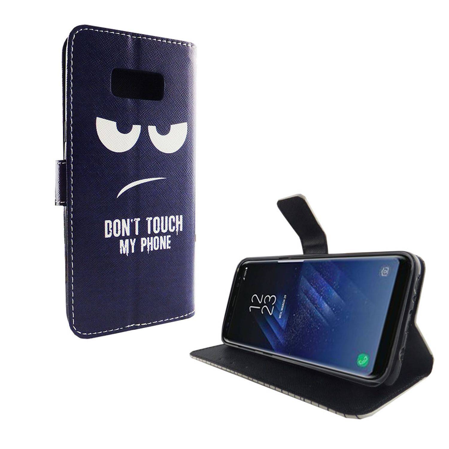 Samsung Galaxy S8 Plus Handyhülle Bookcover Blau