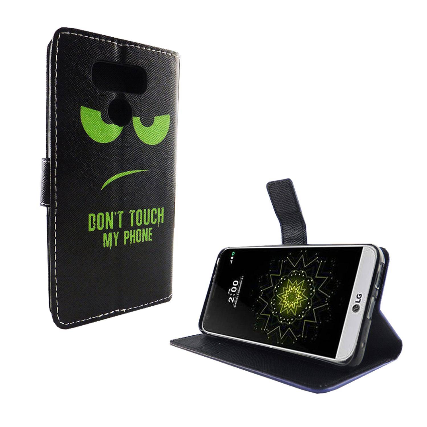 LG G6 Handyhülle Bookcover Schwarz