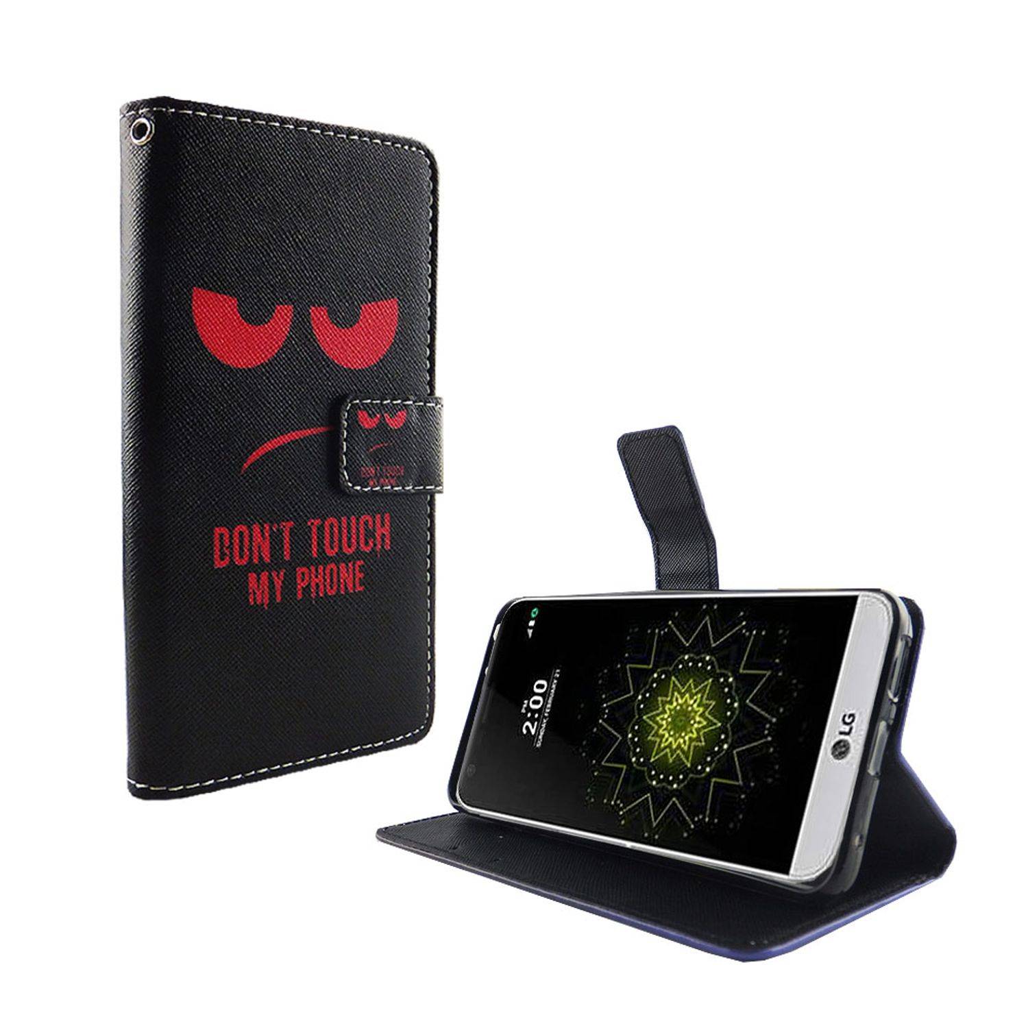 LG G6 Handyhülle Bookcover Schwarz