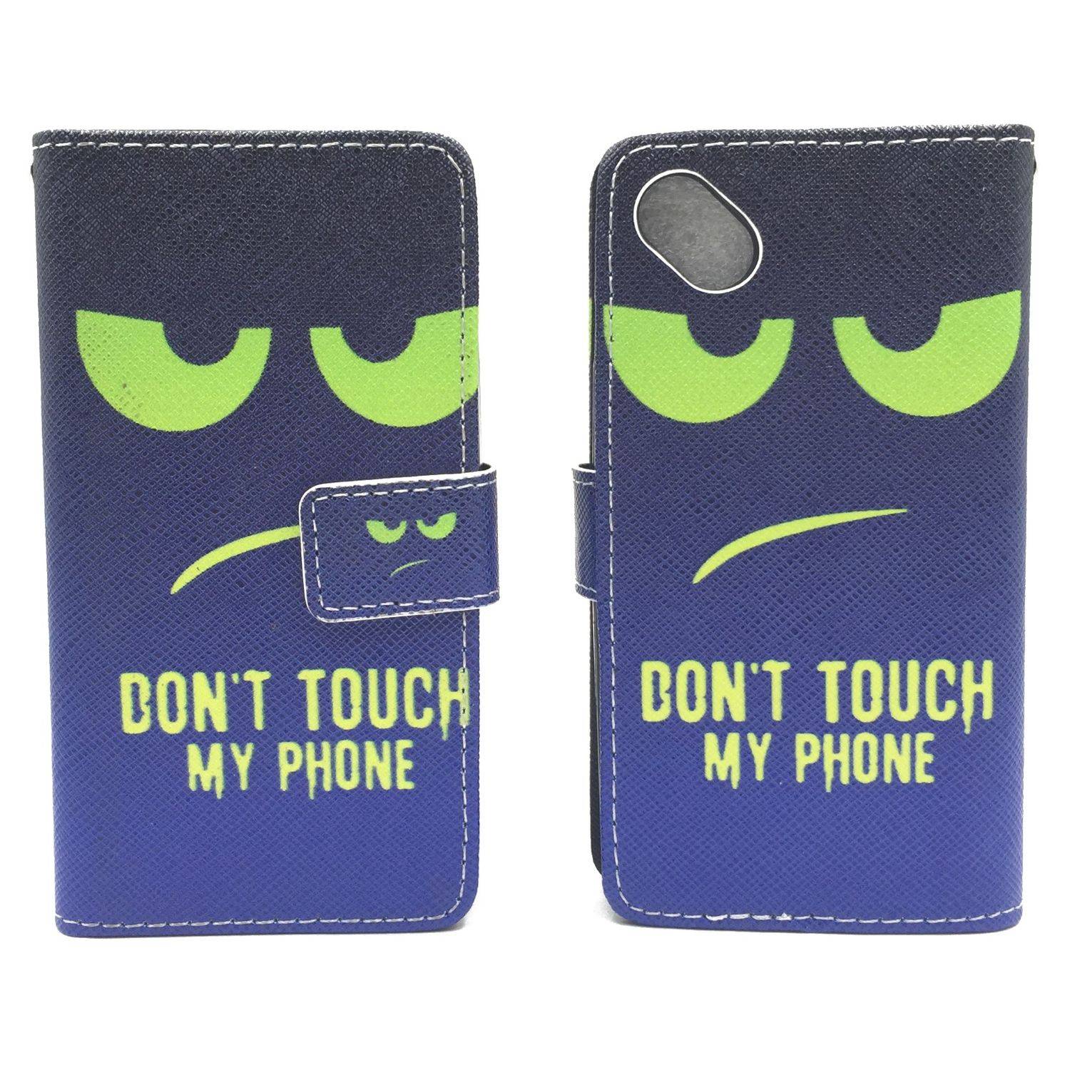 Wiko Sunny Handyhülle Bookcover Grün